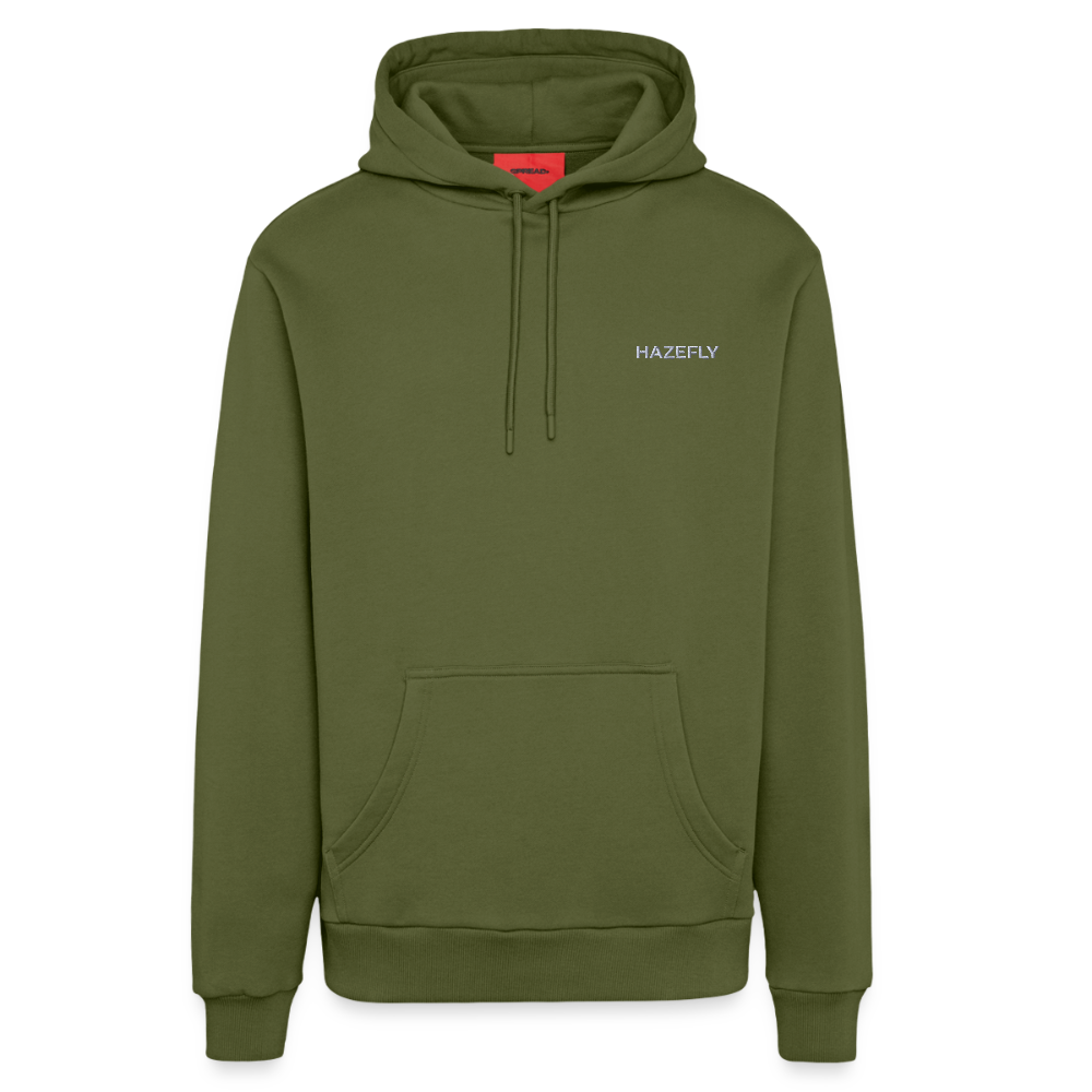HF SIGNATURE Organic Relaxed Hoodie - MOSS GREEN