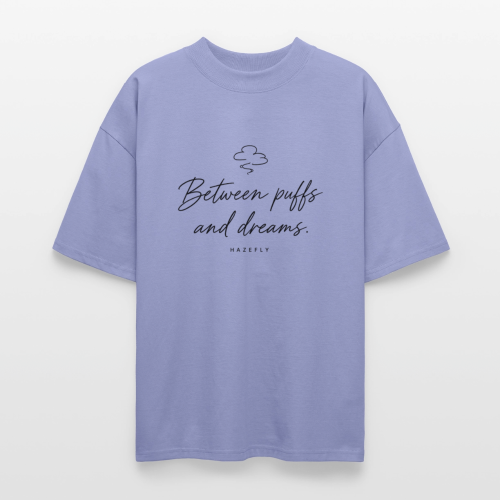 PUFFS & DREAMS Oversized Unisex Bio T-Shirt - Violett