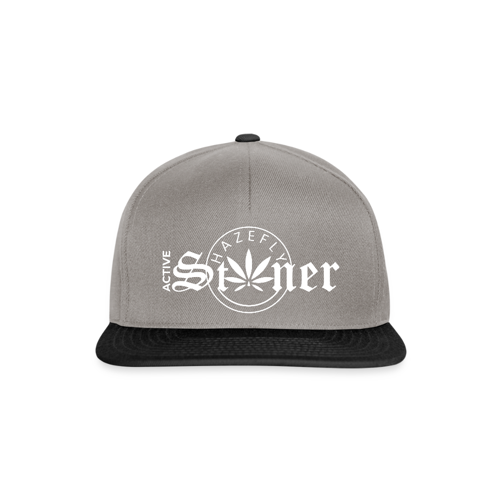 ACTIVE STONER Snapback Cap - Graphit/Schwarz