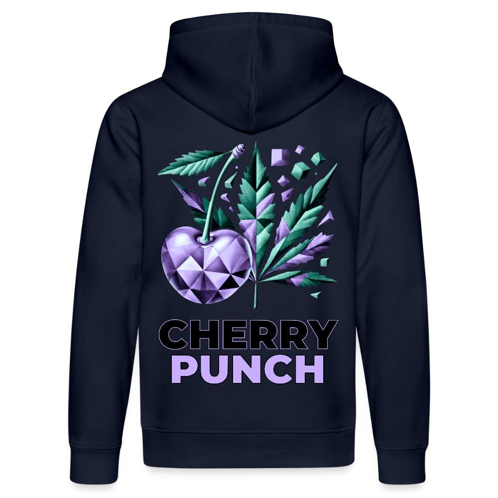 CHERRY PUNCH Unisex Bio-Hoodie - French Navy