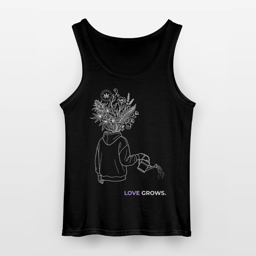 LOVE GROWS II Unisex Bio-T-Shirt - Schwarz
