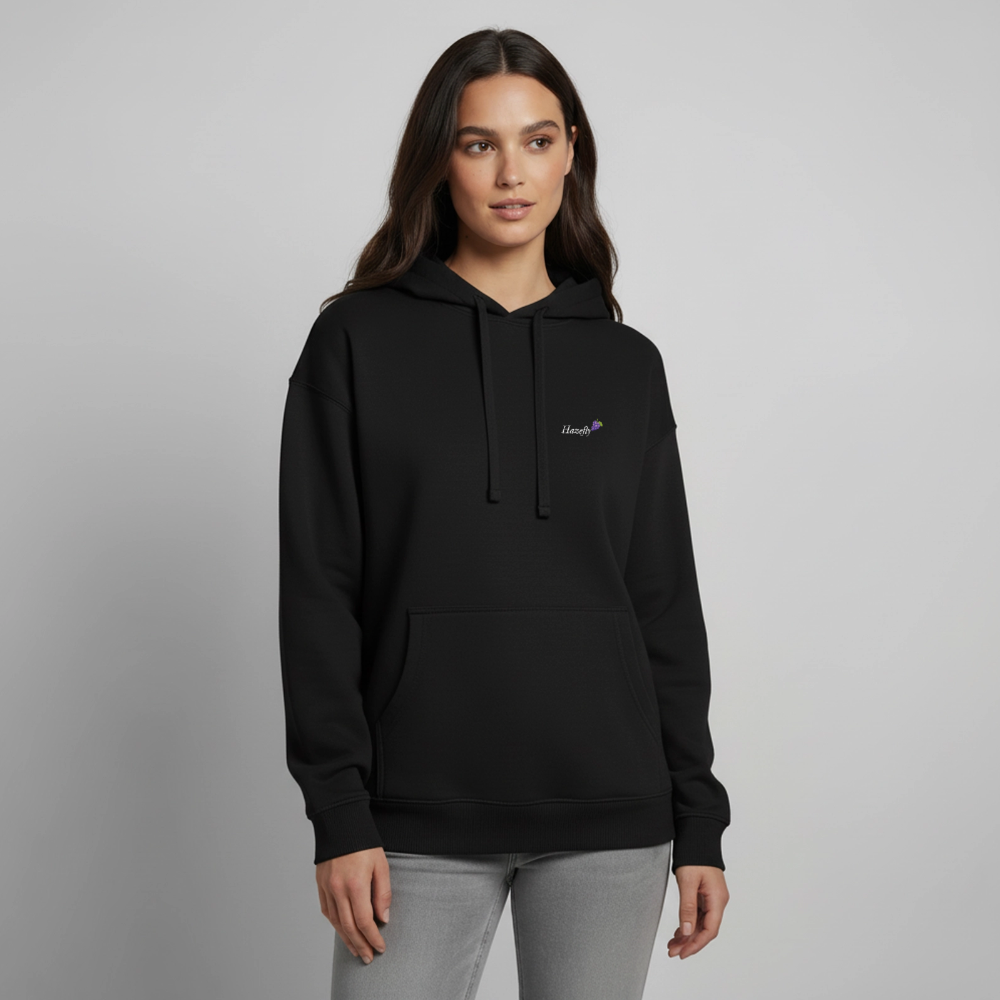 TRUE GRAPE Oversized Unisex Bio-Hoodie - Schwarz