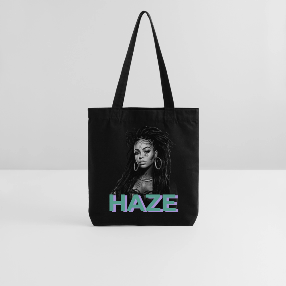 MADAM HAZE recycelter Heavyweight Stoffbeutel - Schwarz