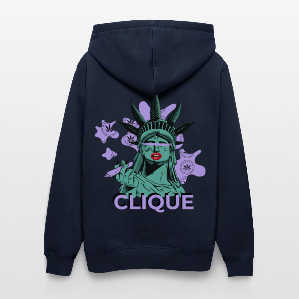 420 CLIQUE Unisex Bio-Hoodie - French Navy