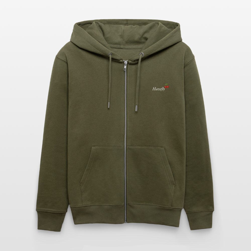 TRUE CHERRY Unisex Bio-Kapuzenjacke - Khaki