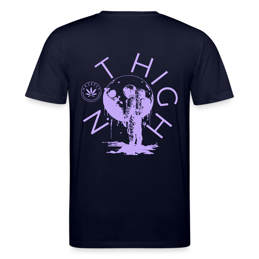 NOT HIGH Unisex Bio-T-Shirt - Navy