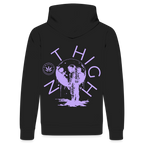 NOT HIGH Unisex Bio-Hoodie - Schwarz
