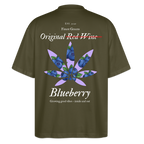TRUE BERRY Oversized Unisex Bio T-Shirt - Khaki