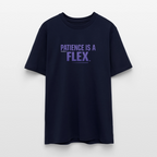 PATIENCE IS A FLEX Unisex Bio-T-Shirt - Navy