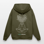 LOVE GREENS Oversized Unisex Bio-Hoodie - Khaki