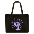 NOT HIGH recycelter Shopping Bag - Schwarz