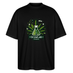 GLOW GARDEN WITH GROWLAB Oversized Unisex Bio T-Shirt - Schwarz