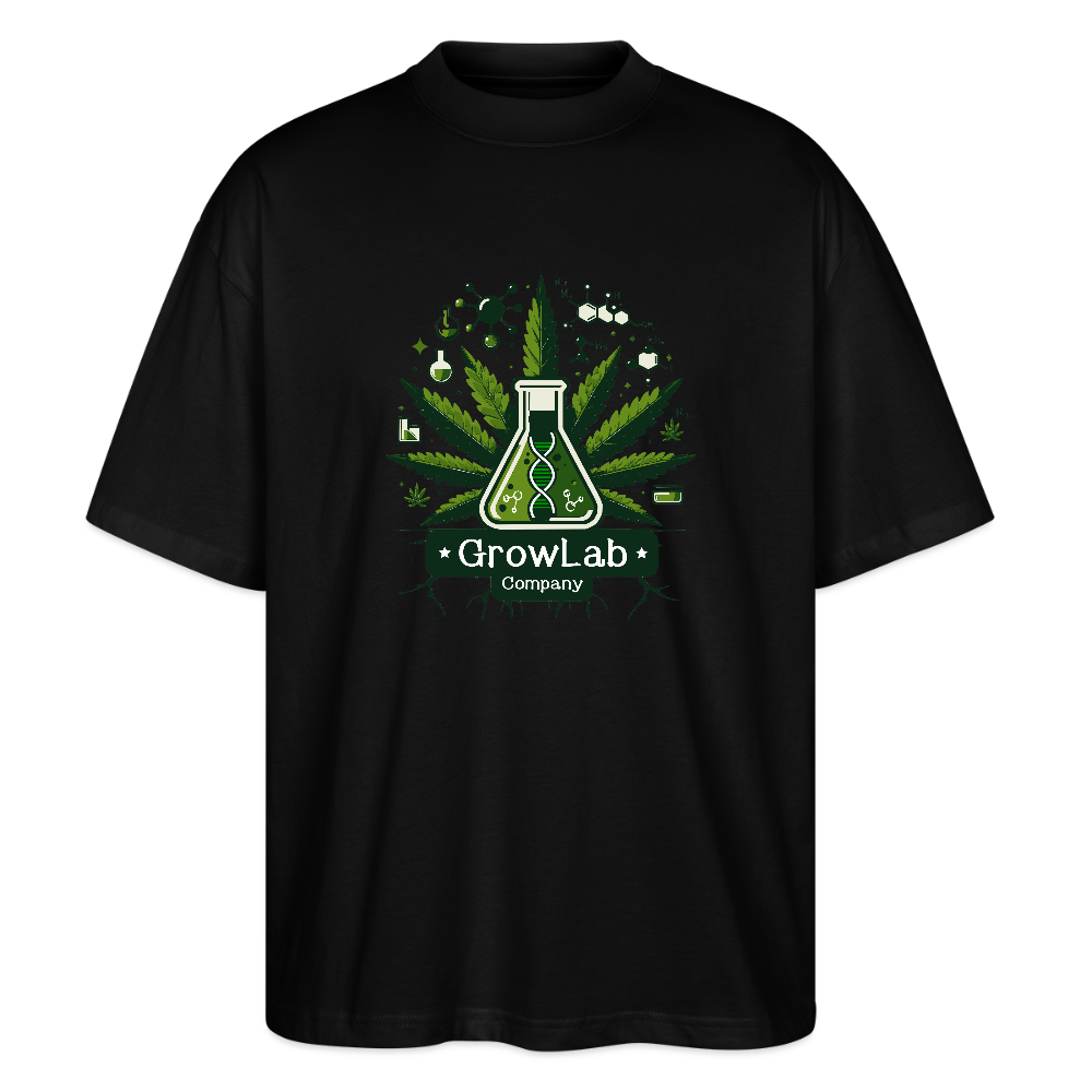 GLOW GARDEN WITH GROWLAB Oversized Unisex Bio T-Shirt - Schwarz