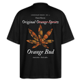 TRUE ORANGE Oversized Unisex Bio T-Shirt - Schwarz