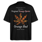 TRUE ORANGE Oversized Unisex Bio T-Shirt - Schwarz