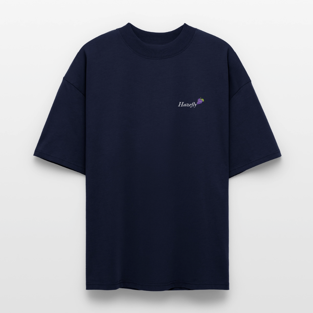 TRUE GRAPE Oversized Unisex Bio T-Shirt - Navy
