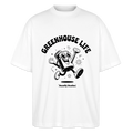 GREENHOUSE LIFE Oversized Unisex Bio T-Shirt - Weiß