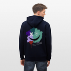 710 VIBES Unisex Bio-Kapuzenjacke - Navy