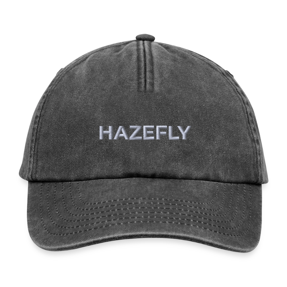 HF SIGNATURE STICK Relaxed Vintage Cap - Vintage Schwarz