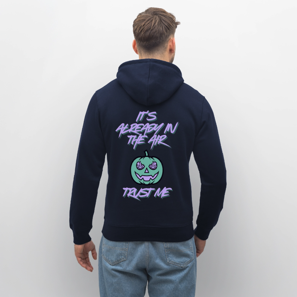 PUMPKIN VIBE Unisex Bio-Hoodie - French Navy