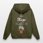 GROW COLLECTIVE Oversized Unisex Bio-Hoodie - Khaki