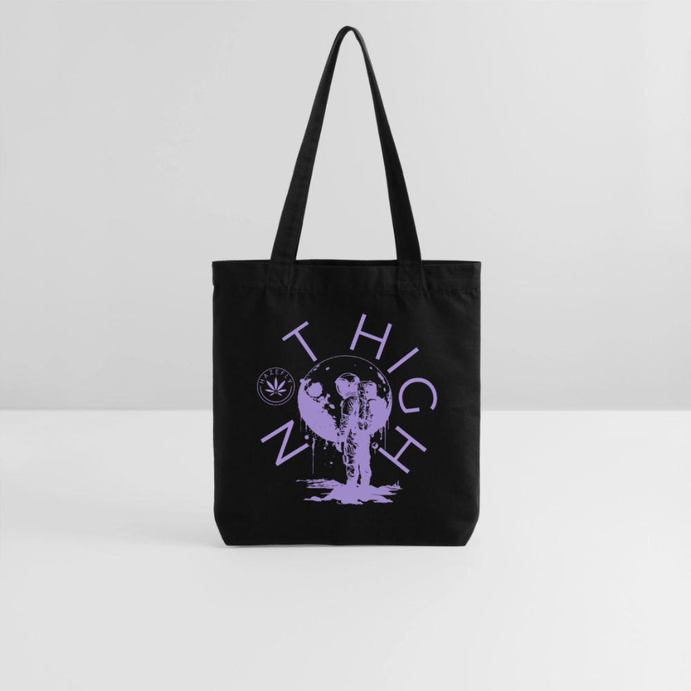 NOT HIGH recycelter Heavyweight Stoffbeutel - Schwarz