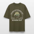 SCHON GUT Unisex Oversized Bio-T-Shirt - Khaki