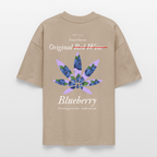 TRUE BERRY Oversized Unisex Bio T-Shirt - Steingrau