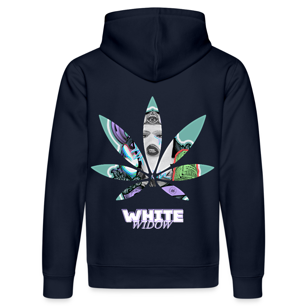 WHITE WIDOW Unisex Bio-Hoodie - French Navy