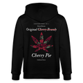 TRUE CHERRY Unisex Bio-Kapuzenjacke - Schwarz