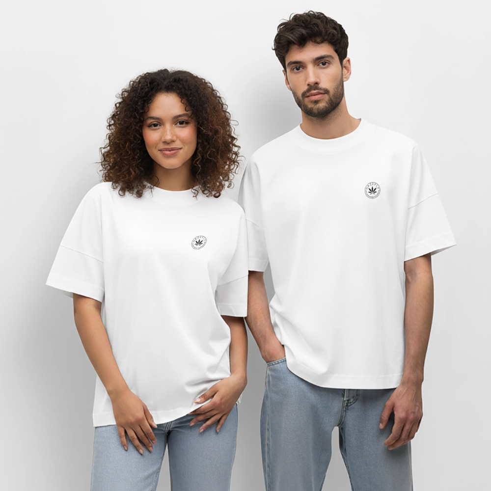 710 VIBES Oversized Unisex Bio T-Shirt - Weiß