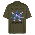 TRUE BERRY Oversized Unisex Bio T-Shirt - Khaki