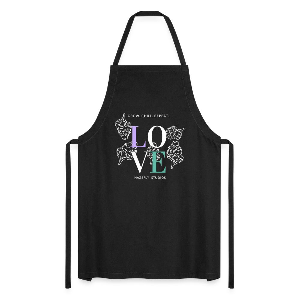 GROW. CHILL. REPEAT. Kochschürze - Schwarz