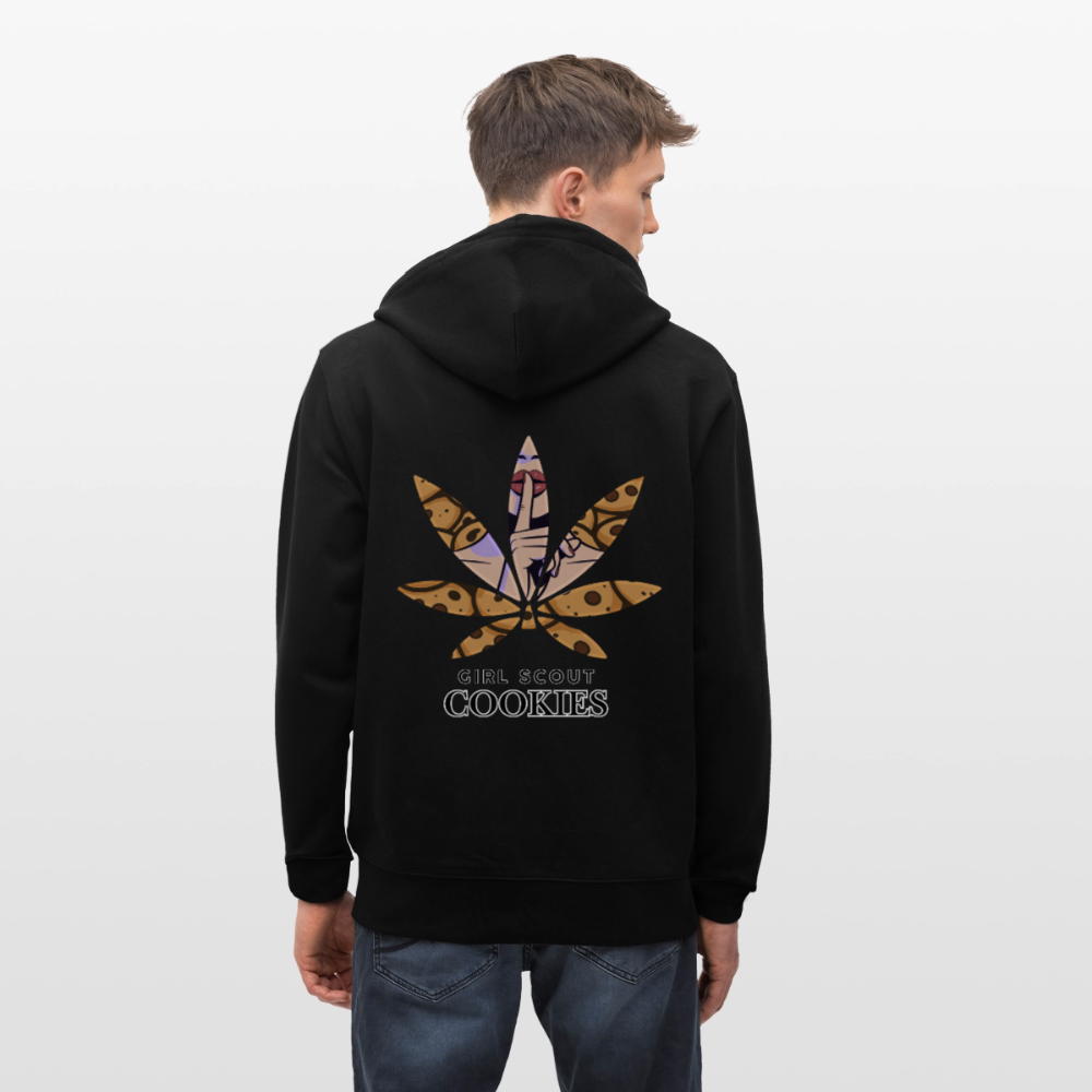 GIRL SCOUT COOKIES Unisex Bio-Kapuzenjacke - Schwarz