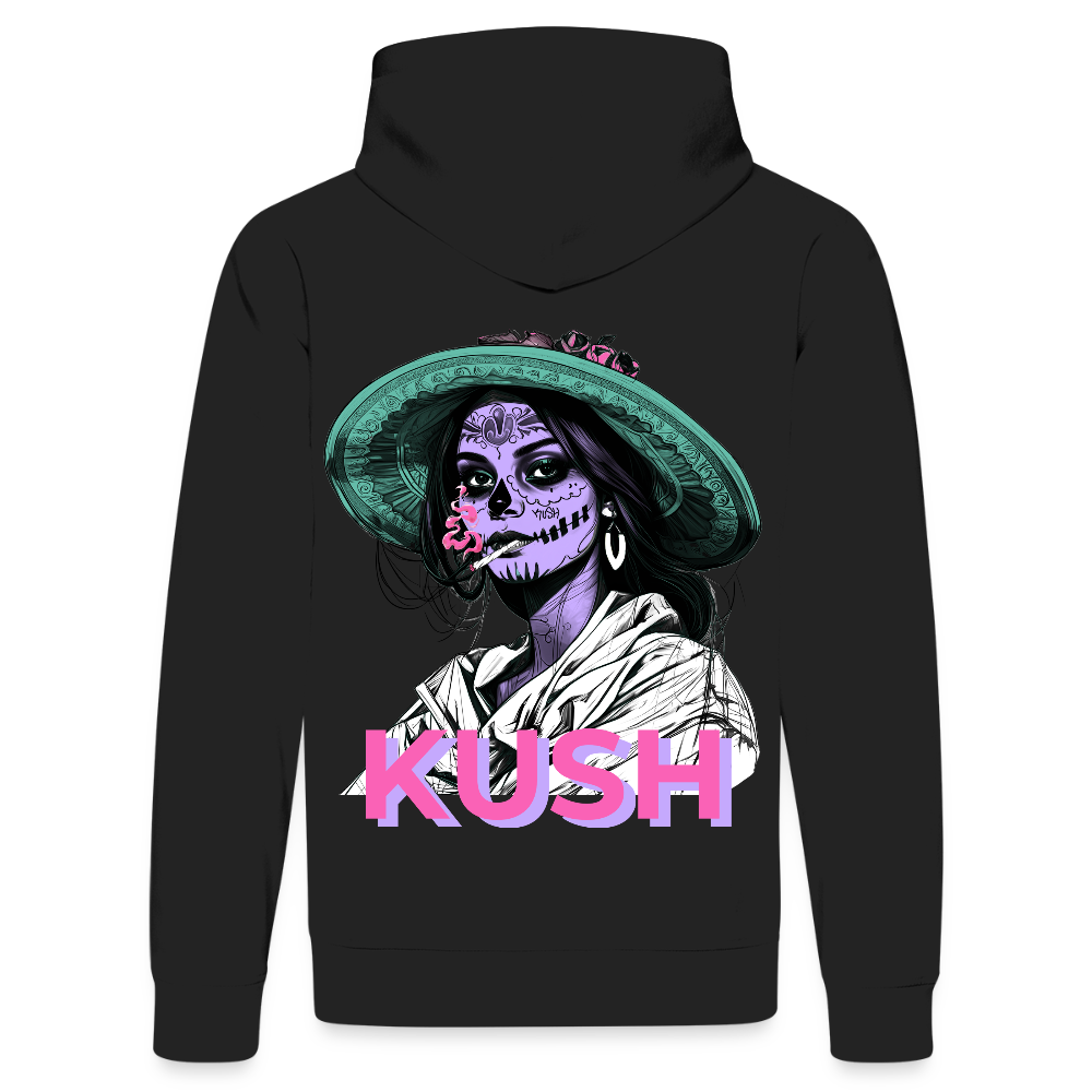 LA CATRINA KUSH Unisex Bio-Hoodie - Schwarz
