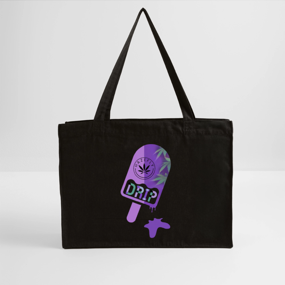 ICE CREAM recycelter Shopping Bag - Schwarz