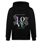 GROW. CHILL. REPEAT. Unisex Bio-Kapuzenjacke - Schwarz