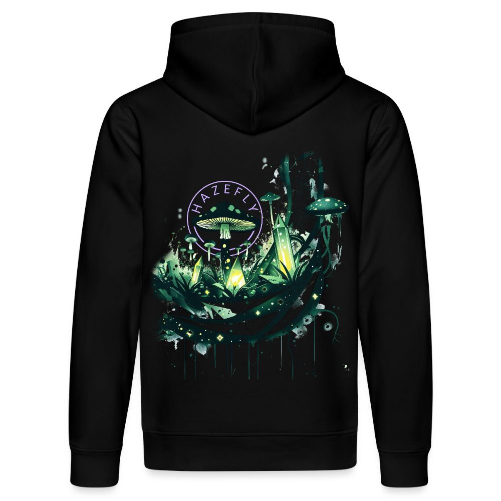 GLOW GARDEN Unisex Bio-Hoodie - Schwarz
