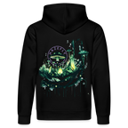 GLOW GARDEN Unisex Bio-Hoodie - Schwarz