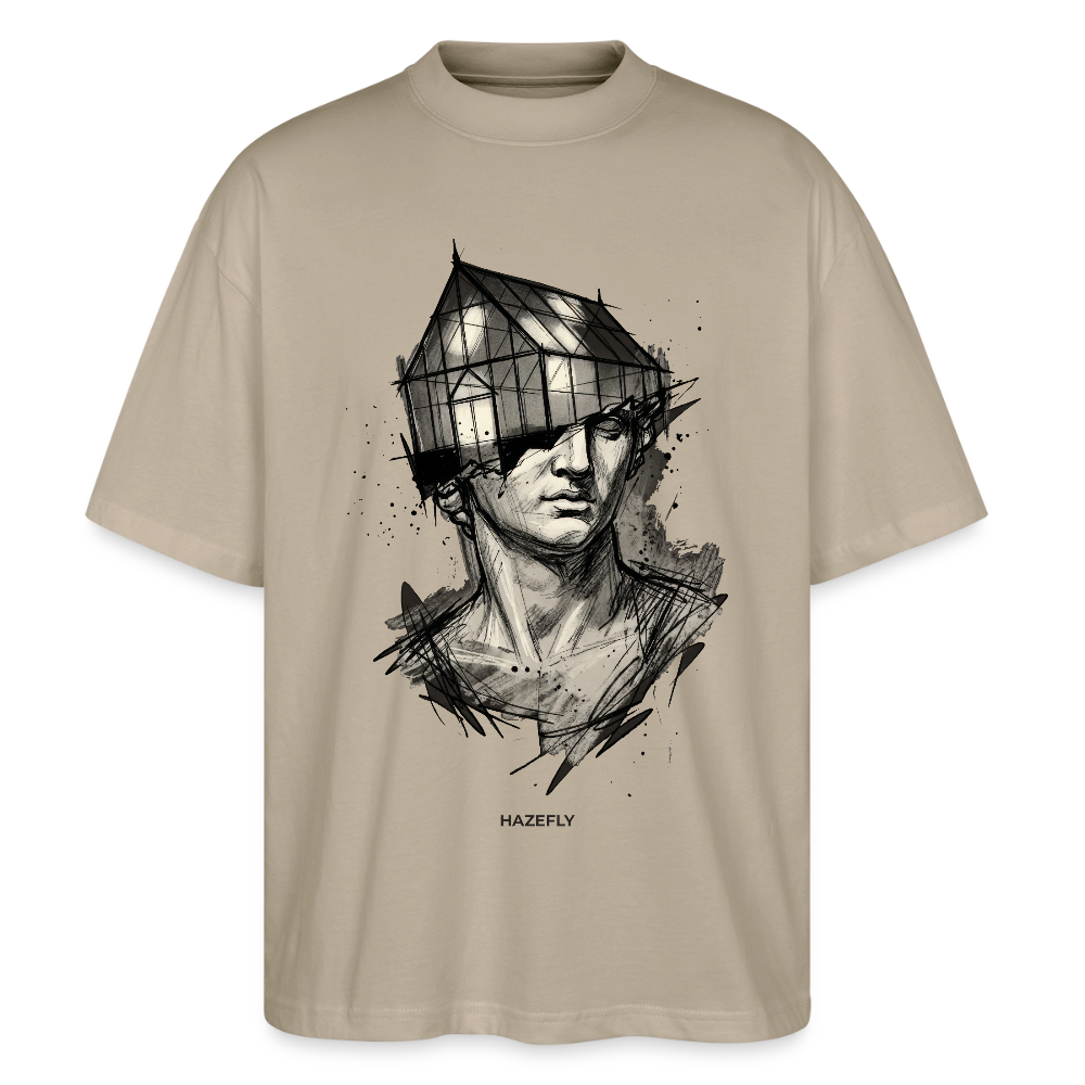 GREEN MIND Unisex Oversized Bio-T-Shirt - Steingrau