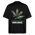 SOUR DIESEL Oversized Unisex Bio T-Shirt - Schwarz