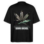 SOUR DIESEL Oversized Unisex Bio T-Shirt - Schwarz