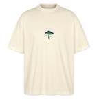 GLOW GARDEN Oversized Unisex Bio T-Shirt - Weißgrau