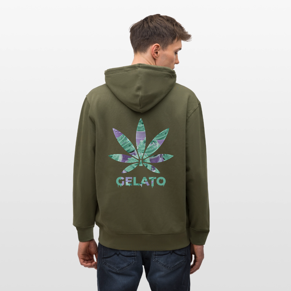 GELATO Unisex Bio-Kapuzenjacke - Khaki
