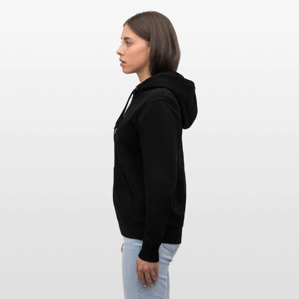 NO FEAR Unisex Bio-Kapuzenjacke - Schwarz