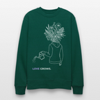 LOVE GROWS I Unisex Bio-Sweatshirt - Forest