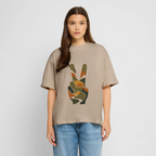 INNER PEACE Unisex Oversized Bio-T-Shirt - Steingrau
