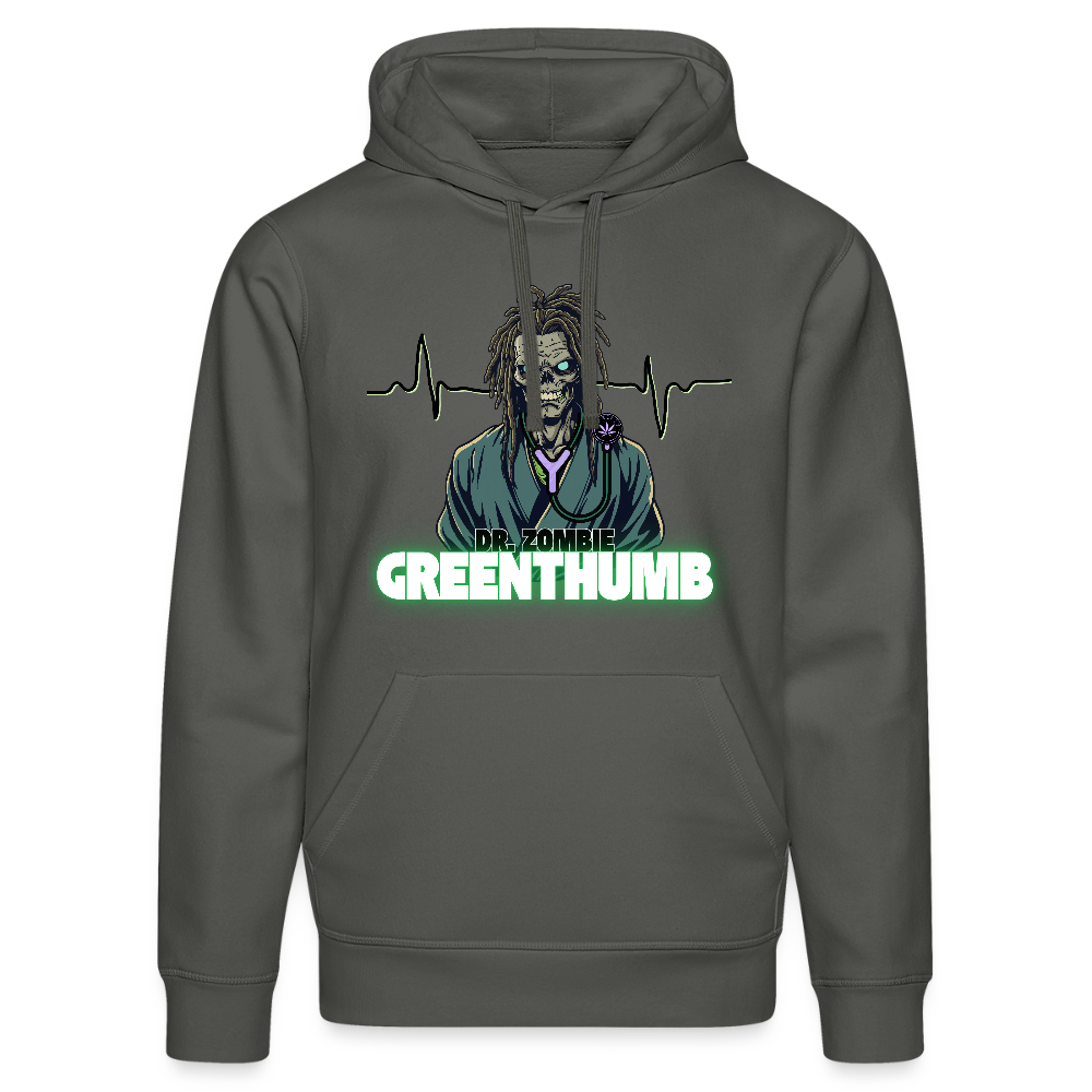 DR. ZOMBIE Unisex Bio-Hoodie - Anthrazit