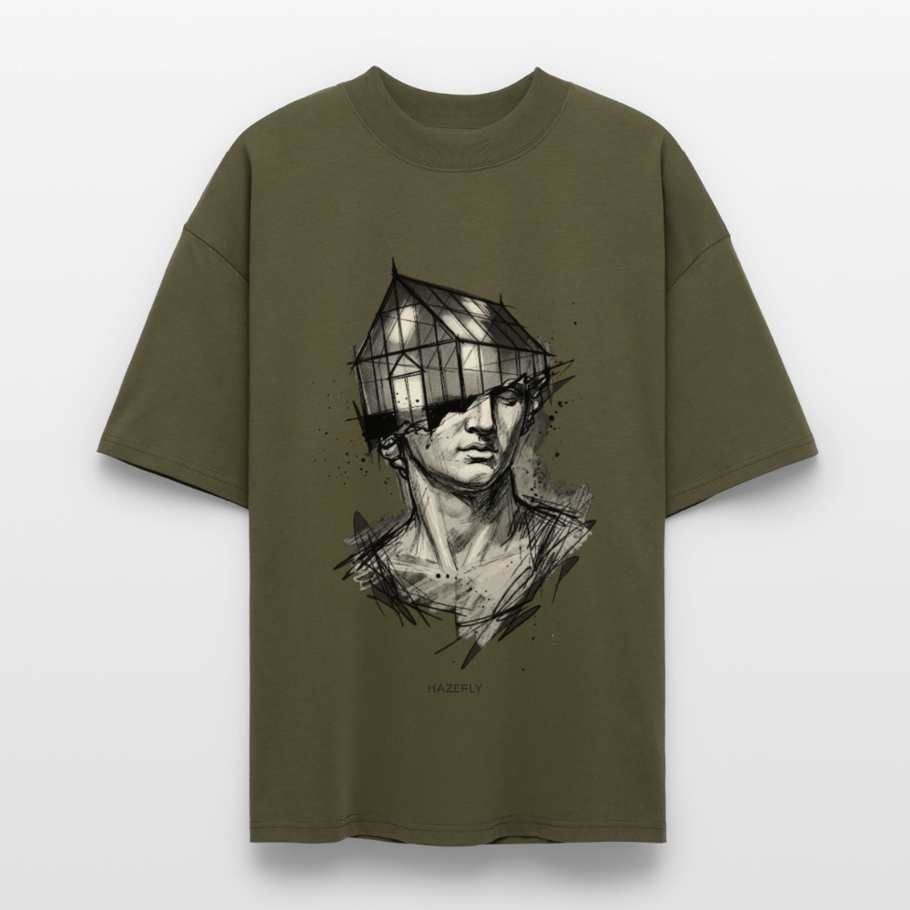 GREEN MIND Unisex Oversized Bio-T-Shirt - Khaki