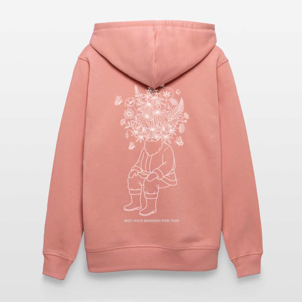 NOT HIGH ENOUGH Unisex Bio-Hoodie - Altrosa